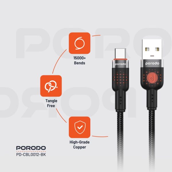 کابل شارژ USB-A to USB-C مدل CBL0012 - Image 6
