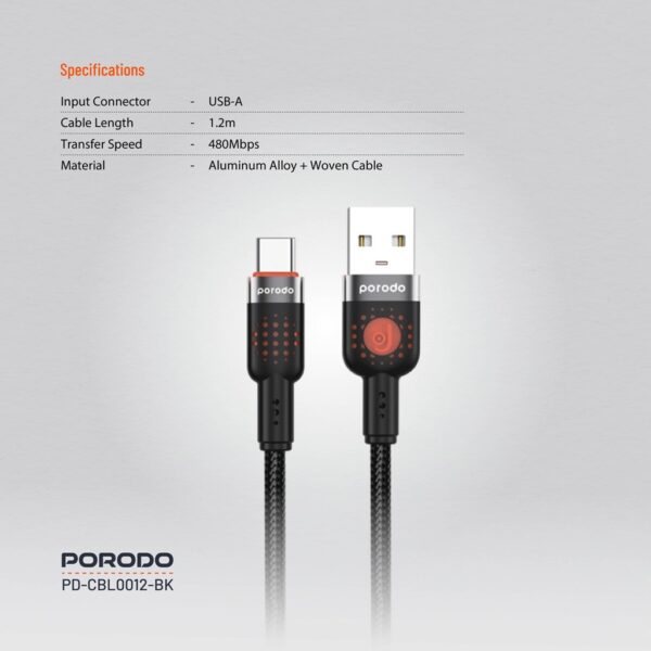 کابل شارژ USB-A to USB-C مدل CBL0012 - Image 10