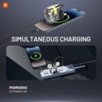 شارژر دیواری دو پورت USB-C PD و USB-A QC به همراه کابل  USB-C به USB-C با بدنه شفاف پرودو T20WACCC - Image 4