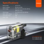 شارژر دیواری دو پورت USB-C PD و USB-A QC به همراه کابل  USB-C به USB-C با بدنه شفاف پرودو T20WACCC - Image 2